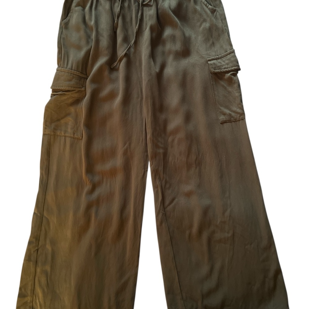 Final Touch Olive Wide Leg Pants